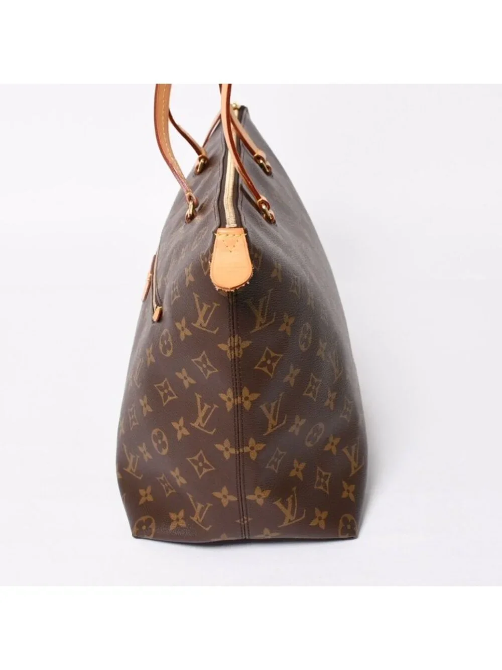 Louis Vuitton Iena MM Tote Bag Monogram Brown Gold